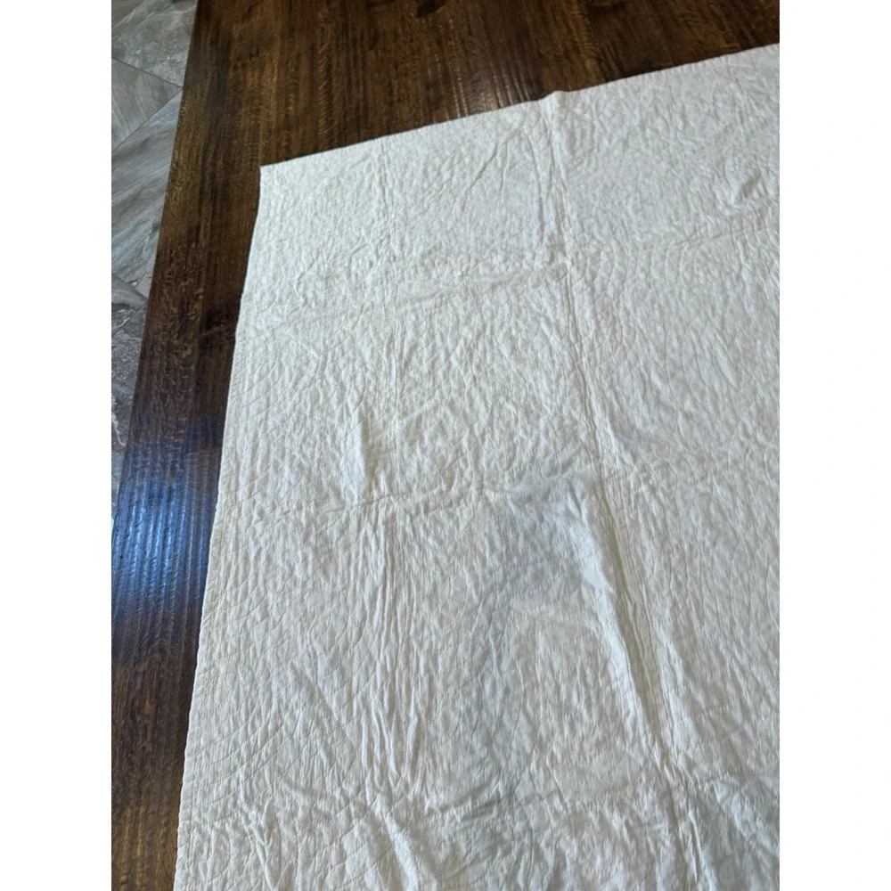 Vintage Handmade Patchwork Quilt Rob Peter to Pay Paul Twin 80x61 Hand Quilted